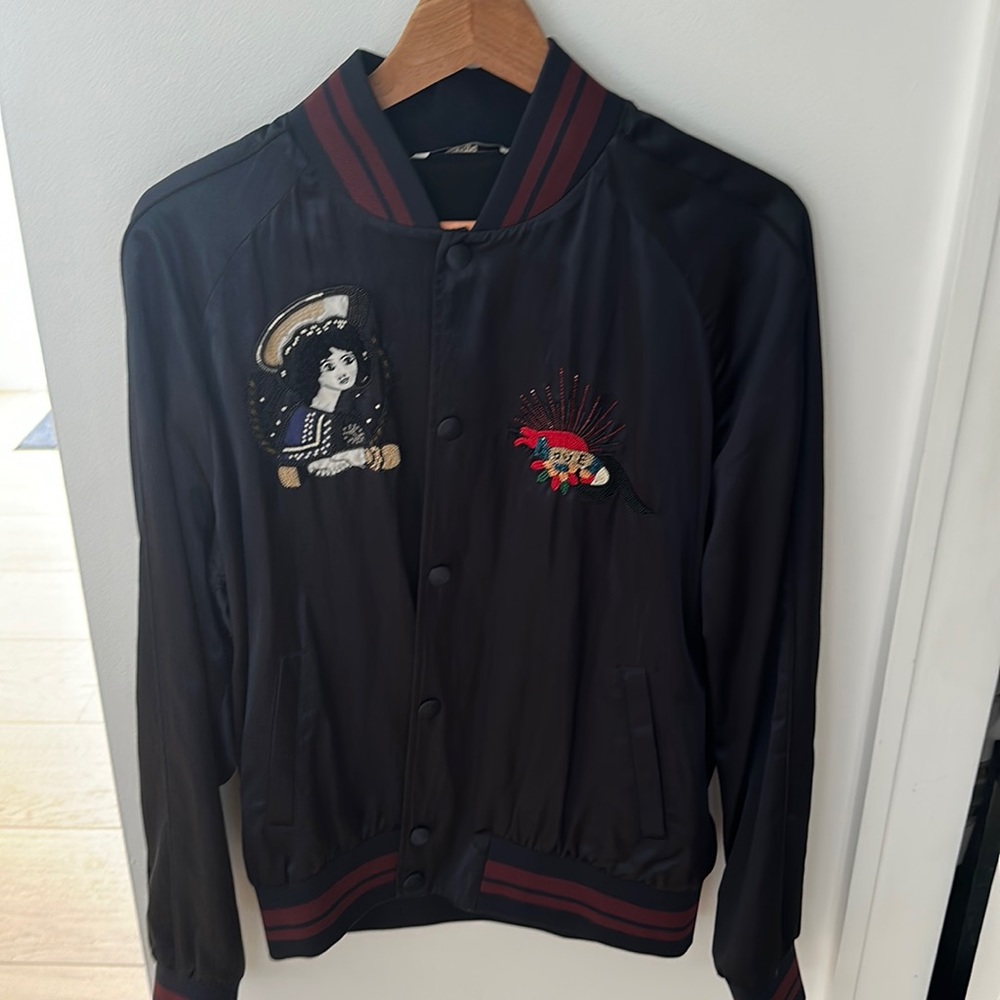 Valentino silk sailor bomber L